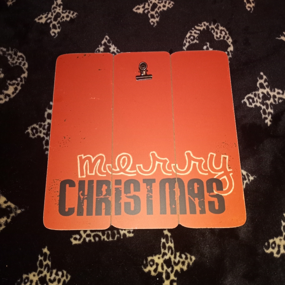Bass Pro Shop Merry Christmas Distressed Picture Frame